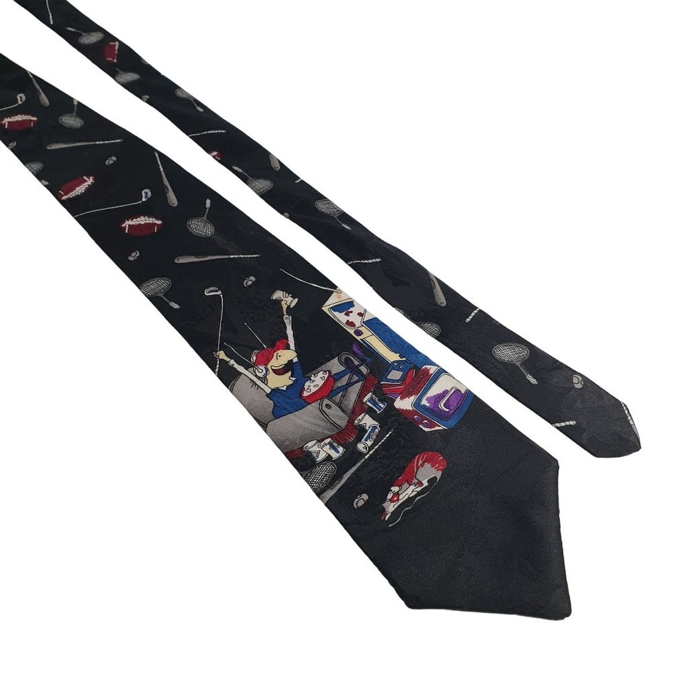 Specialties Hallmark Men Necktie Tie TV Sports Fan Designer Accessory Work Offic